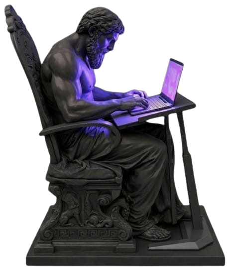 DESINE digital marketing mascot